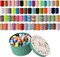 60-Color Polyester Sewing Thread Set 1000yd Spools 30wt All Purpose